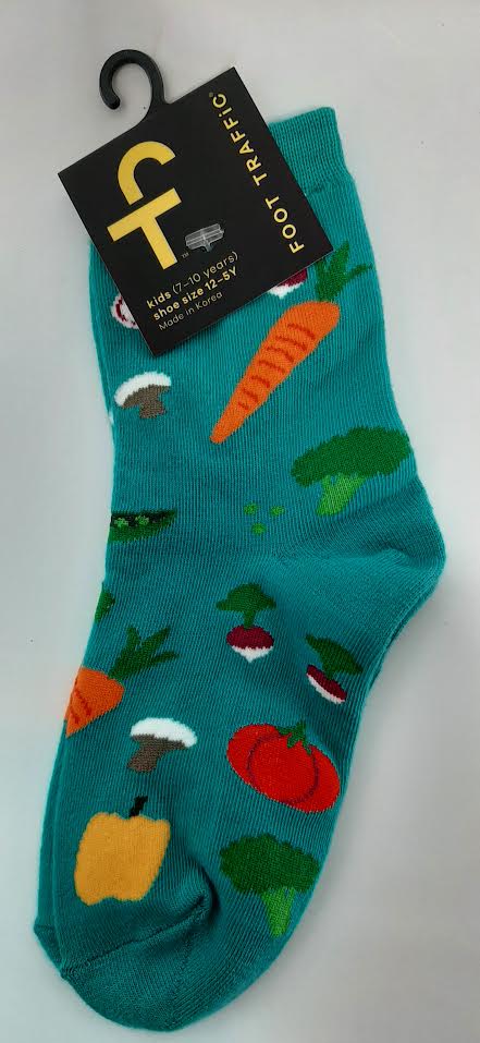 Youth Sock - Green Vegetables - Youth - 6761Y 