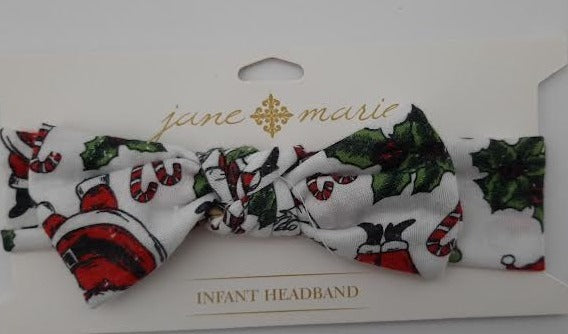 Christmas Green/Red-Infant Head Band 