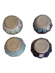 Bowl 4"x1.25" Pottery Made In THE U.S.A Many Styles