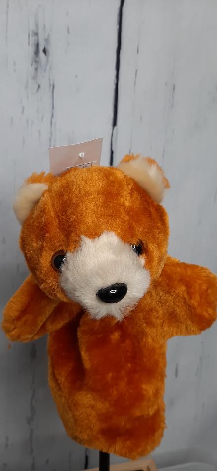 Children's Hand Puppet-Bear-Orange-s514395 