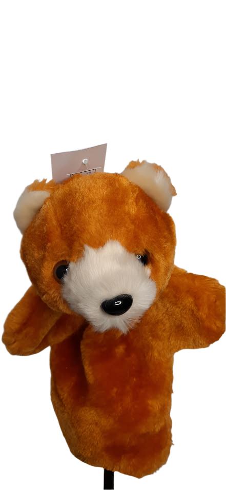 Children's Hand Puppet-Bear-Orange-s514395 