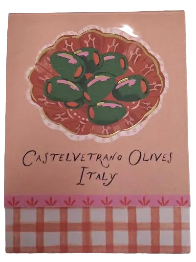 Punch Studio-3 x 4 Note Pad&nbsp; Castelvetrano Olives Italy&nbsp; 30313