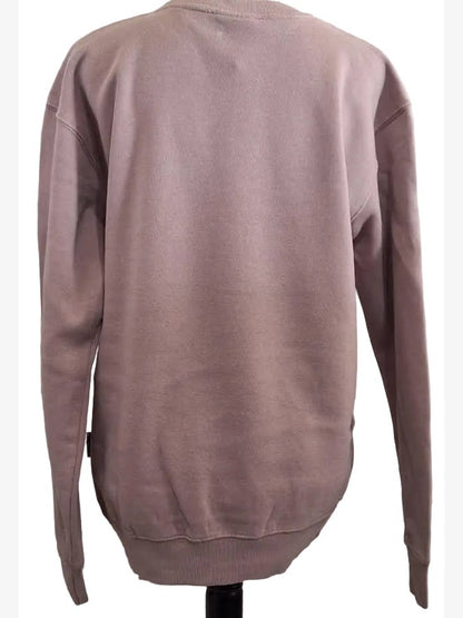 Sweatshirt Mauve Screen Print Asheville Est North Carolina Burn Wash BPSSAMS