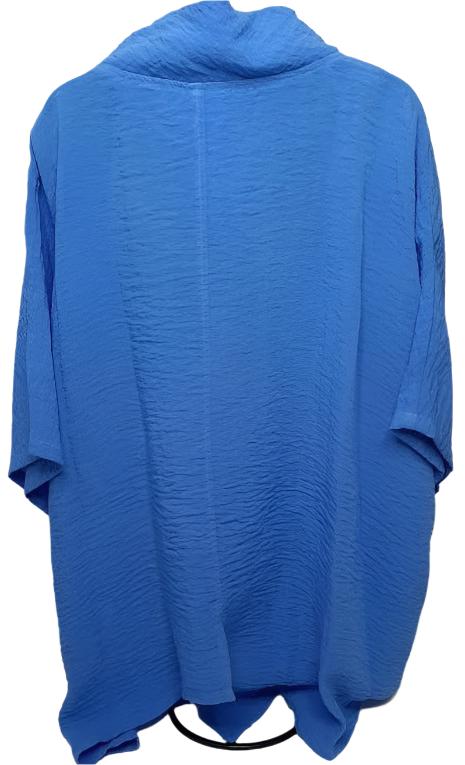 Shirt Oversized  Provence  Blue 2 Pocket Crinkle Women's 1100-2362 