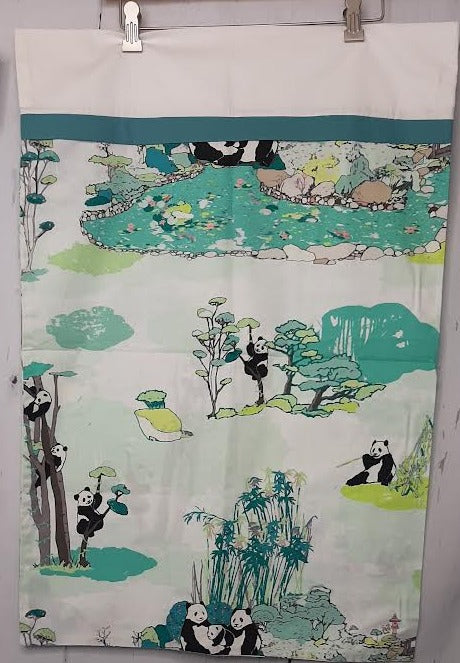 Pillow Case Panda Bear Green/White Standard-RTGPA1 