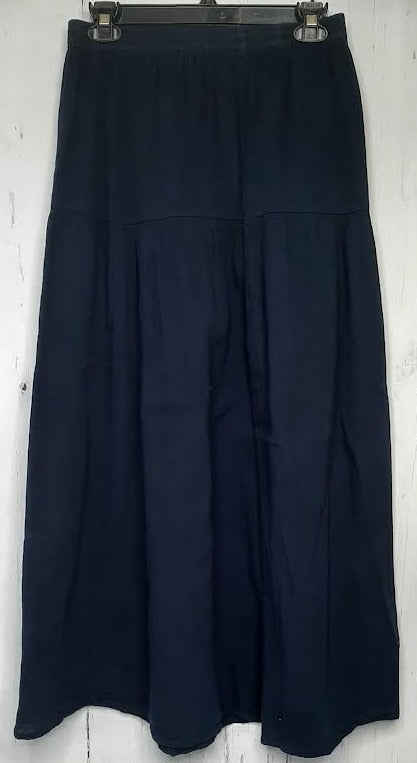 Skirt Long-Dark Blue-Women's-S1687 