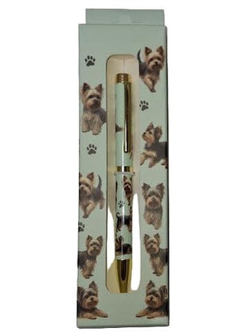 Pen Ball Point Yorkie Teal Gift Boxed 736-46