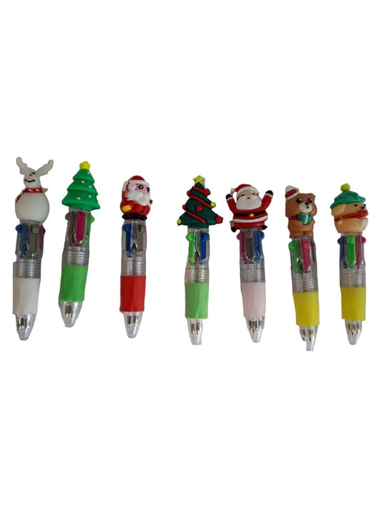 Pan 4 Color Ball Point 4"Long Christmas Topper 7 Styles RTCP4