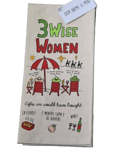  Tea Towel 3 Wise Women Christmas Beige 6011177