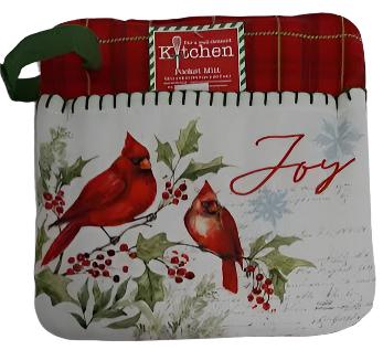 Pocket Mitt-Red Cardinal/Joy-8x8" 