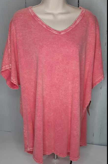 Jess & Jane M91- Coral-Pink -Women's Top 