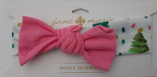 Christmas Pink Infant Head Band 