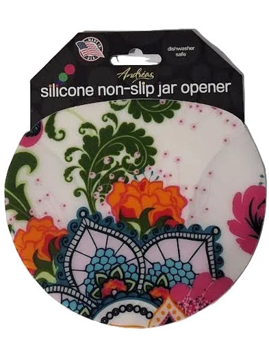 81 Jar Opener  Multi Color Abstract Floral