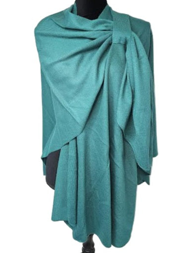 Wrap Classic 4 Season Loop  Knit Teal Green Sa-4213