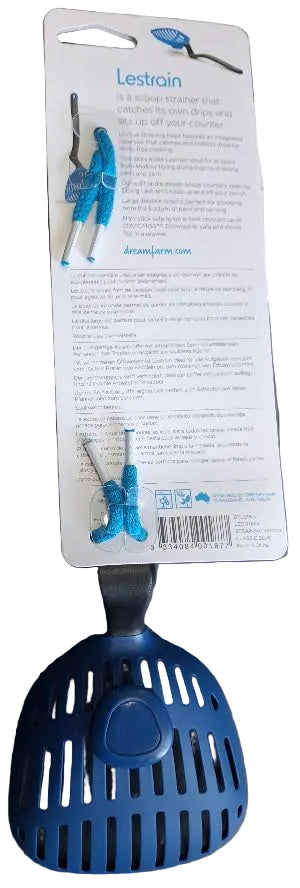 Lestrain Scoop Strainer Large 12.8" Classic Blue DFLE1877