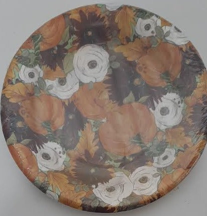 Paper Plate-Salad/Desert-Fall Foilage-8pk-8" 