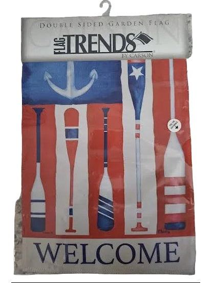 Garden Flag Double Sided Anchors & Oars  53819
