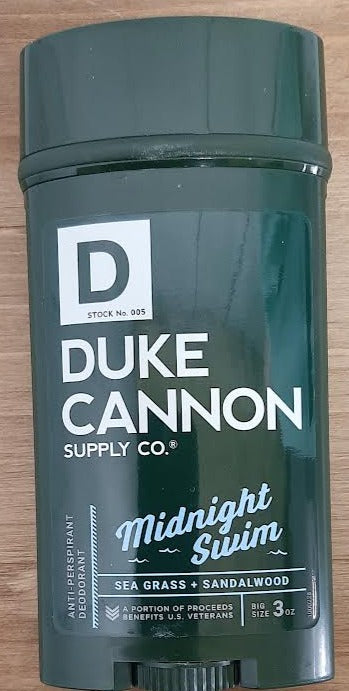 Duke Cannon-Midnight Swim-Antiperspirint Deodorant-3oz 
