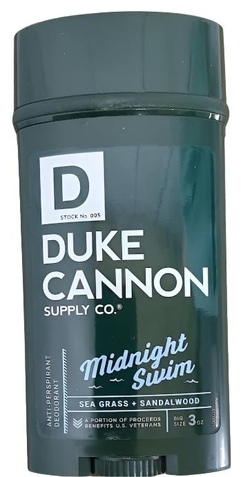 Duke Cannon-Midnight Swim-Antiperspirint Deodorant-3oz 