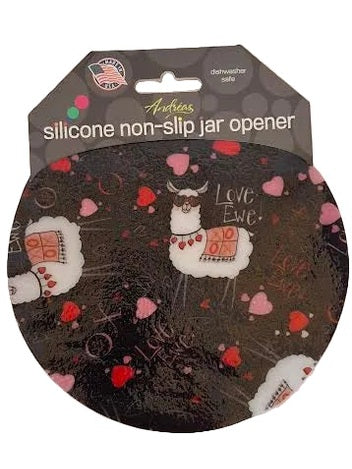 116 Jar Opener Valentine Llama Red/White/Pink&nbsp;