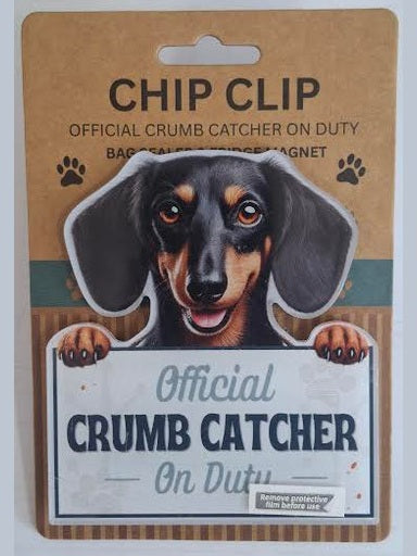 Chip Clip Magnet/Bag Sealer Dachshund Black Dog 247-14