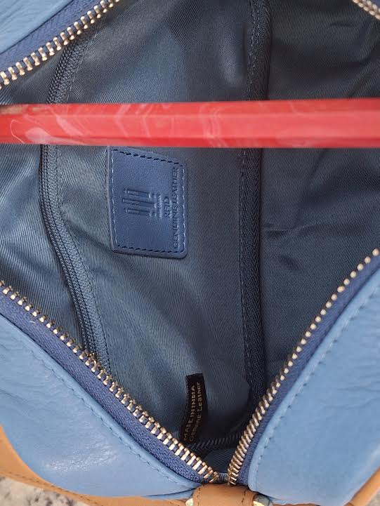Camera Bag Jeans Blue/Antique Saddle 6073 