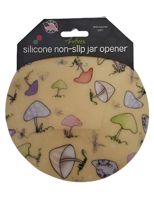 51  Jar Opener - Yellow Mushrooms 