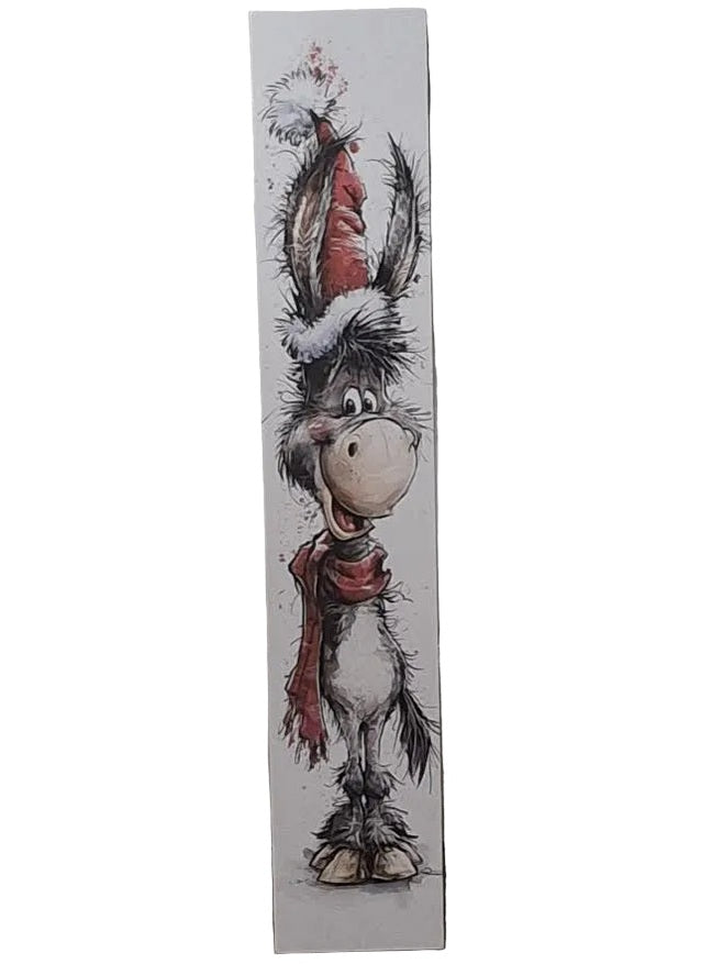 Porch Sign Christmas Donkey 8"x 43" 843POR