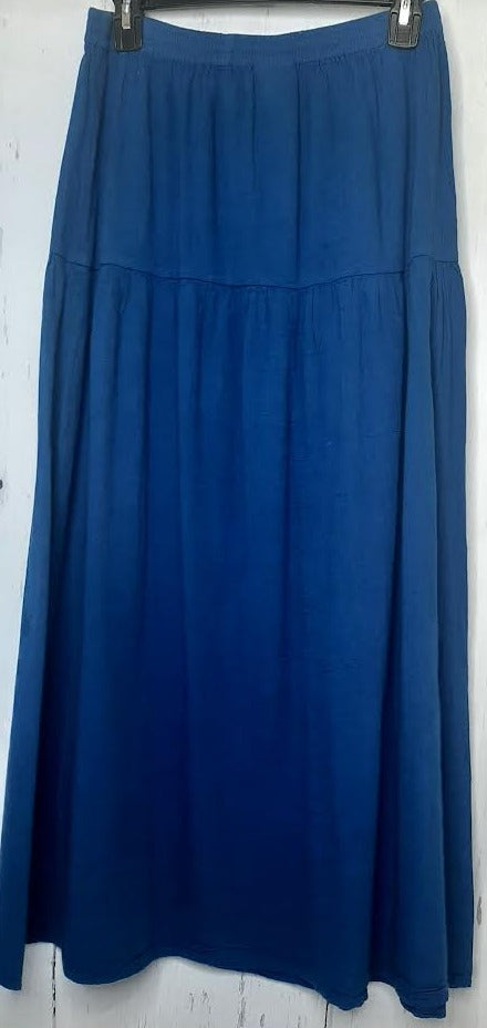 Skirt Long-Royal Blue-Women's- S1687 