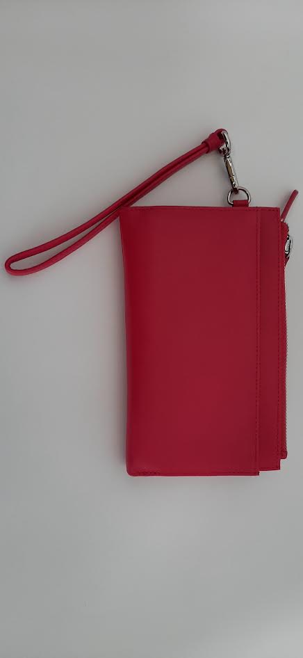 Women's Indian Pink-Phone Wallet Rfid Leather Wristlet 