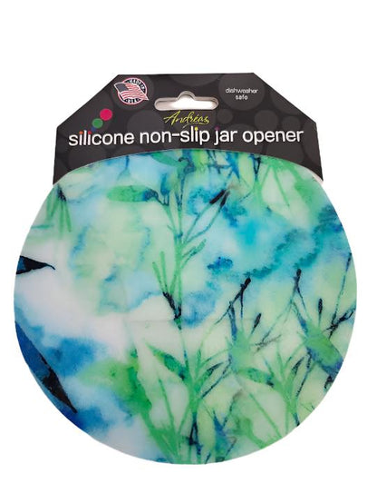 Jar Opener - Green / Blue Leaves 65 