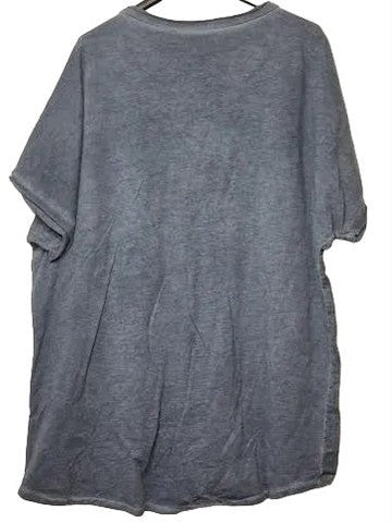 Shirt Pullover Blue/ Sequins 1/4 Sleeve&nbsp; Women's One Size 6002