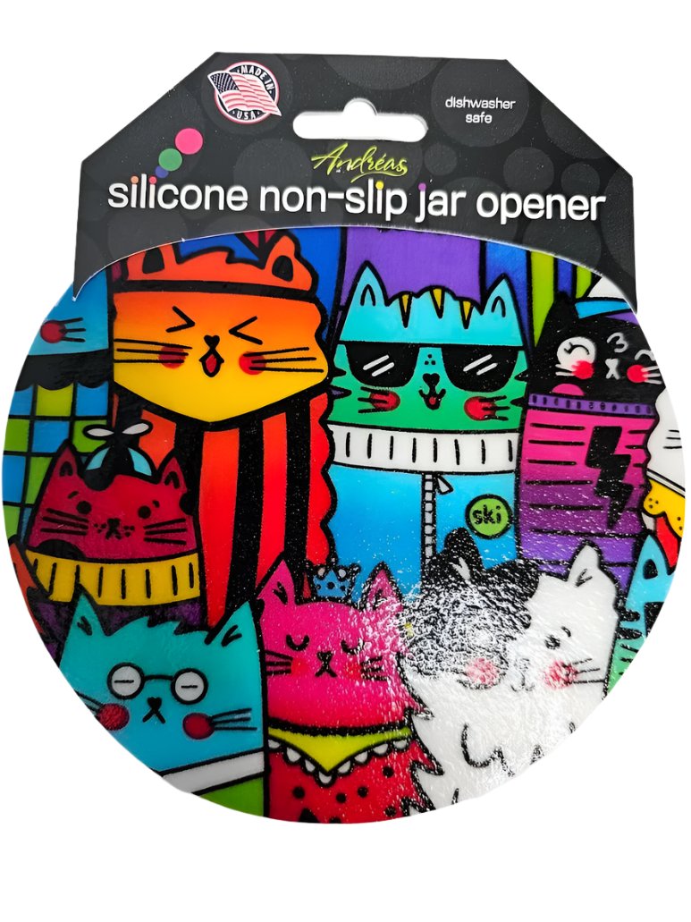 Jar Opener - Colorful Cats 15 