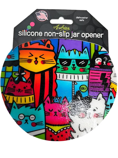 Jar Opener - Colorful Cats 15 