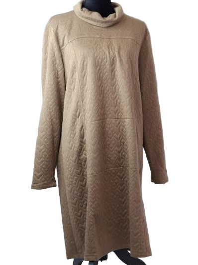 Dress Mocha/Brown  2 Pocket Women's Cowl Neck 615-5131