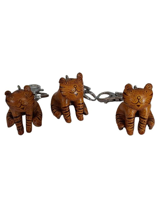 Sun Flower Leather-Key Chain Tiger Leather KC4033

1.5x2"