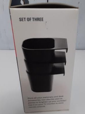 Tidy Pot's- 3pk-Black 