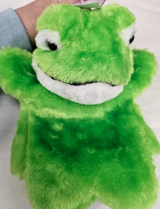Children's Hand Puppet-Frog-Green-n326352 