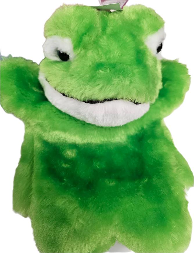 Children's Hand Puppet-Frog-Green-n326352 