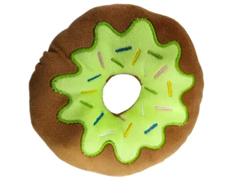 Donut Dog Toy  Green 