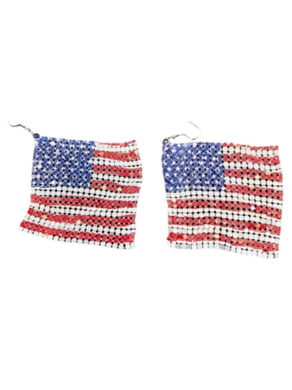 Earring  American Flag
