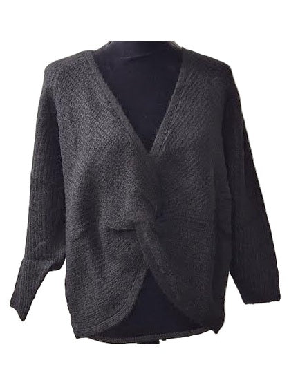 Sweater Black Cross Over  F25bbl1840