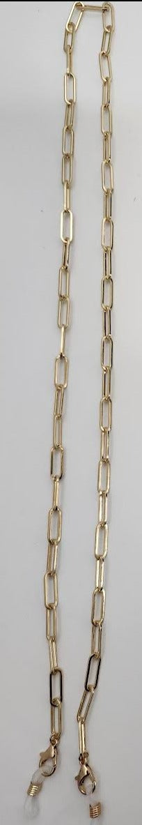 Eye Glass Holder Chain 28" Gold Color regh1 