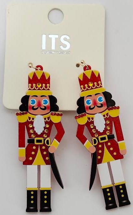 Earing's Christmas Toy Soldier Red/White RTME20858RD 