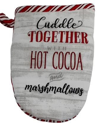 Christmas-Cuddle Together/Hot Cocoa-Grabber Mitt-5.5x8" 