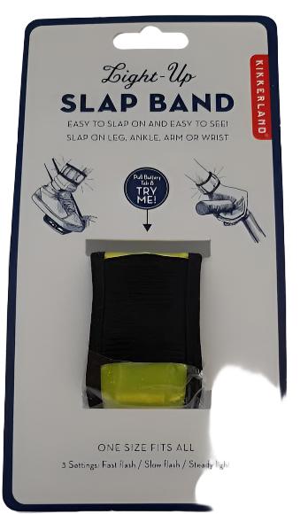 Light Up Reflective Slap Band 