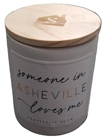 Candle Someone Loves You Asheville Grapefruit Glow Cdl1002