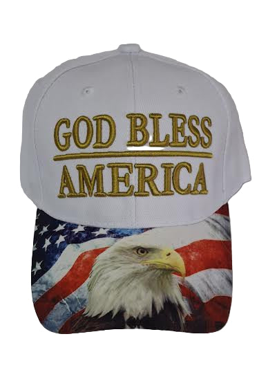 Baseball Cap GOD Bless AMERICA Sublimation 6 Colors  Ht6001