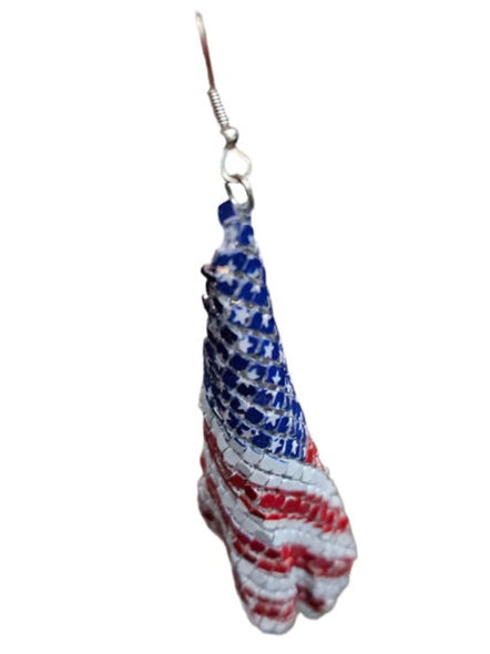 Earring  American Flag
