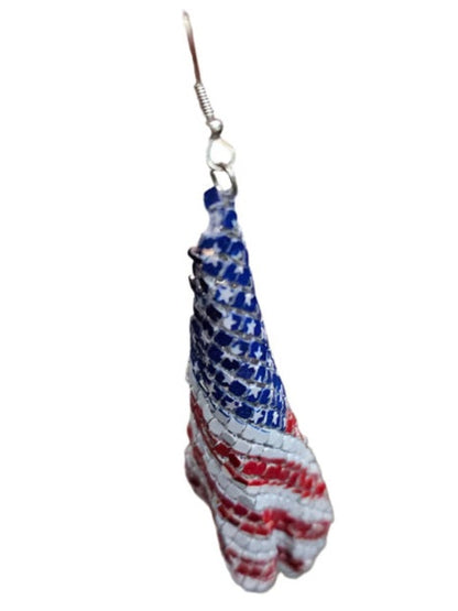 Earring  American Flag